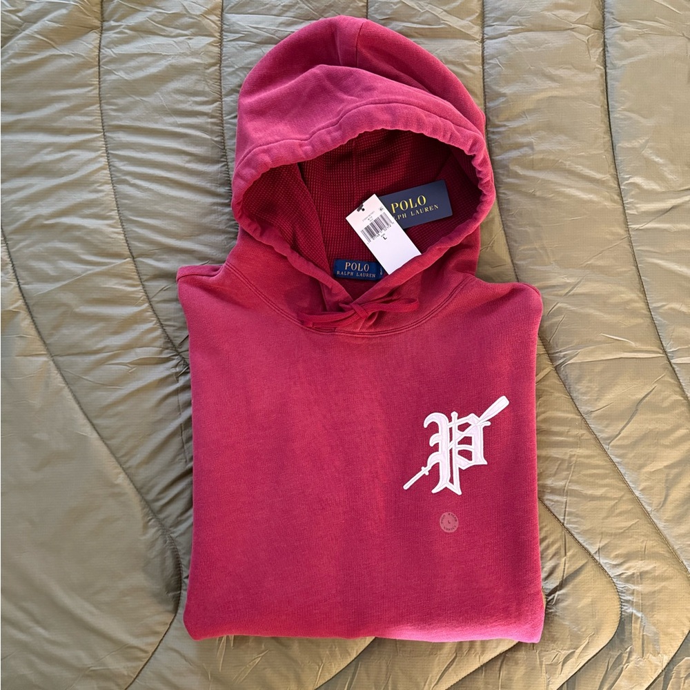 POLO🚣‍♂️ Ralph Lauren Faded Crimson Hoodie